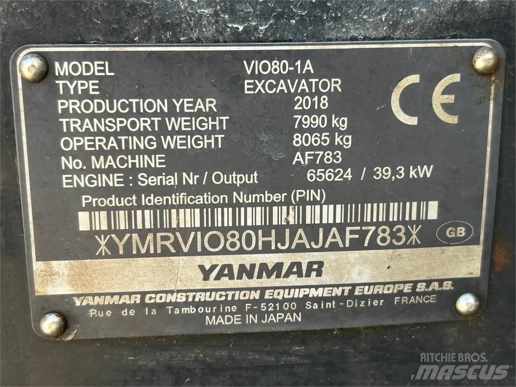 Yanmar Vio 80-1A Escavatori medi 7t - 12t