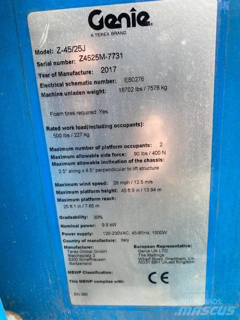 Genie Z 45/25 J BI Piattaforme a braccio articolato