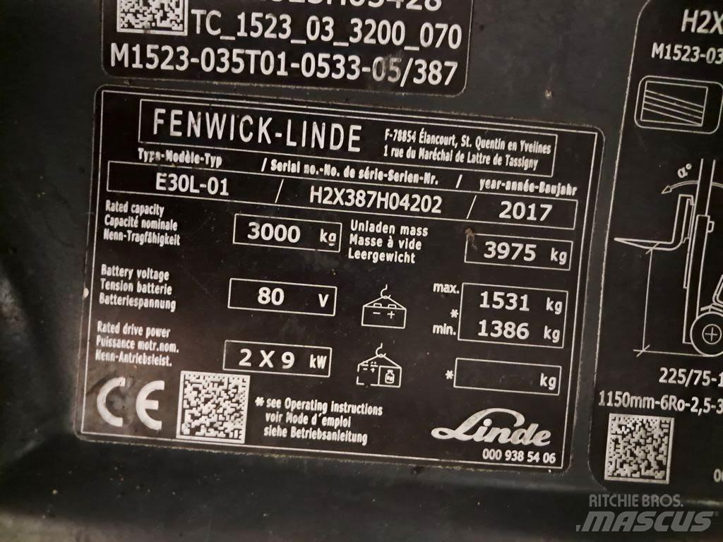 Linde E30L-01 Carrelli elevatori elettrici