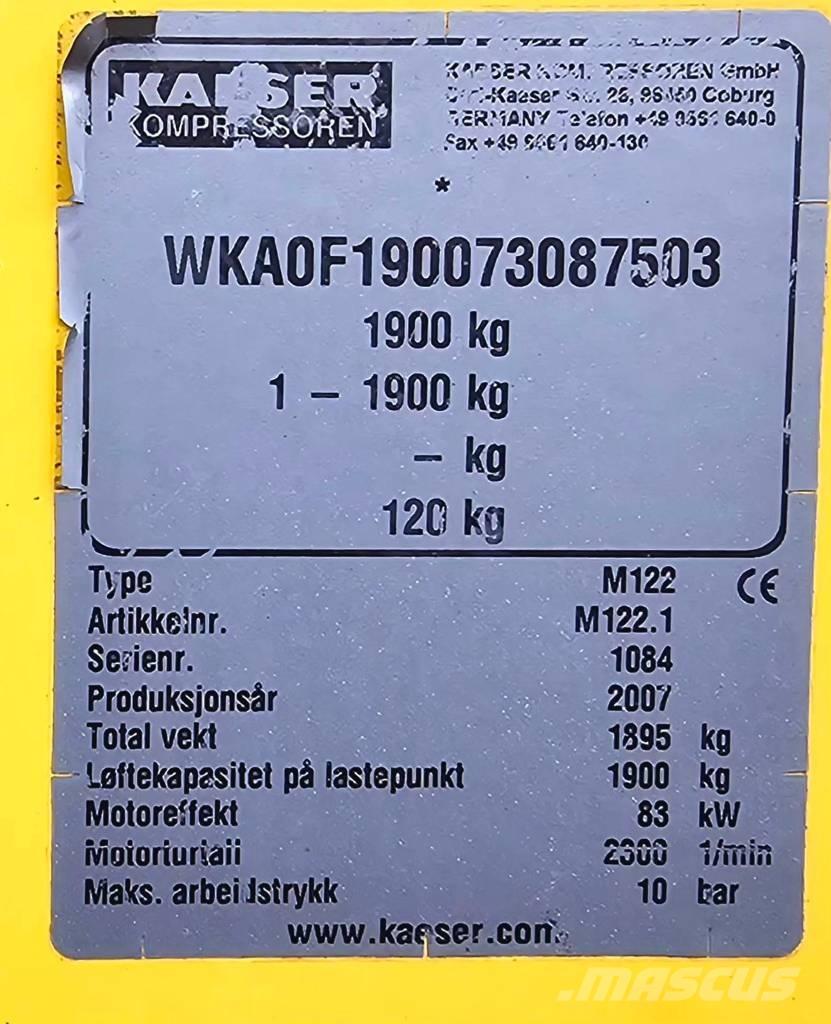 Kaeser M 122 Compressori
