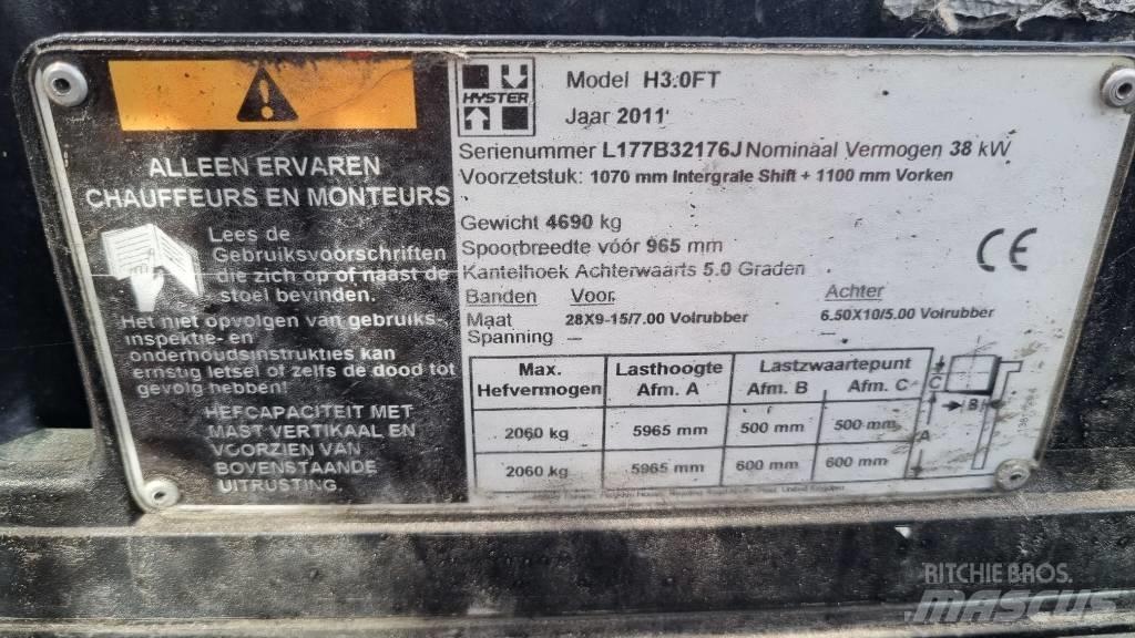 Hyster H 3.00 FT Carrelli elevatori GPL