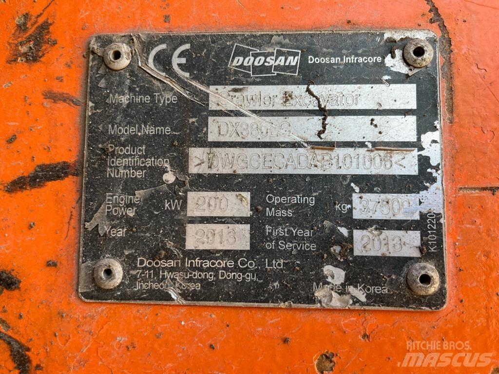 Doosan DX 380 LC Escavatori cingolati