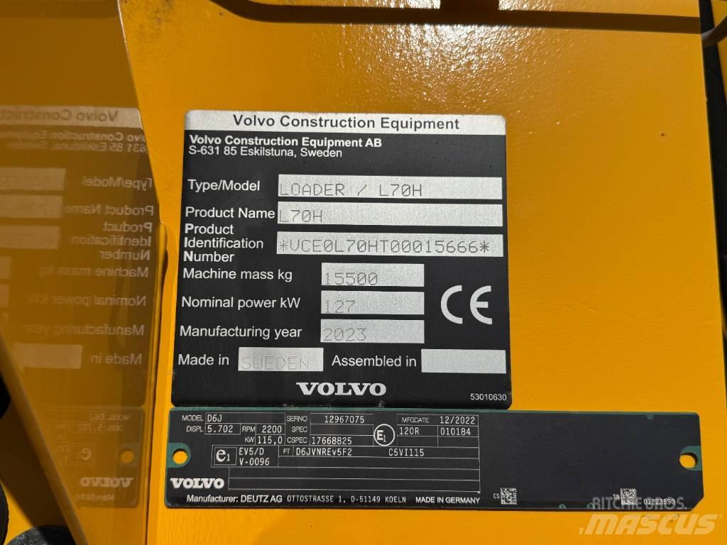 Volvo L 70 H Pale gommate