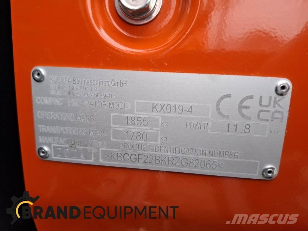Kubota KX019-4 Miniescavatori