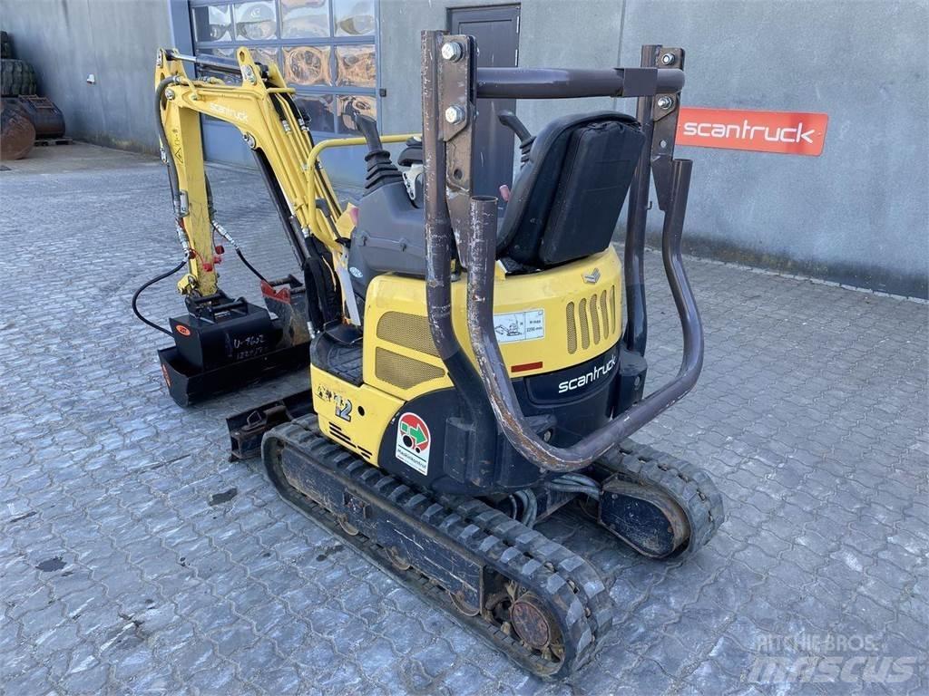 Yanmar VIO12 Escavatori gommati