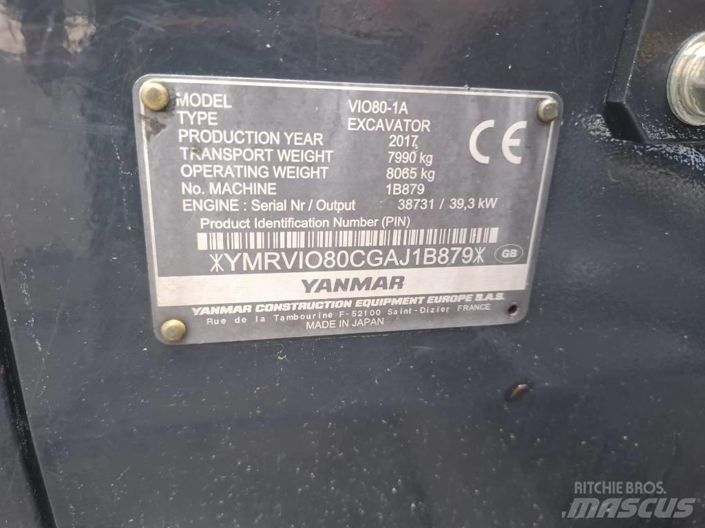 Yanmar Vio 80-1A Escavatori medi 7t - 12t