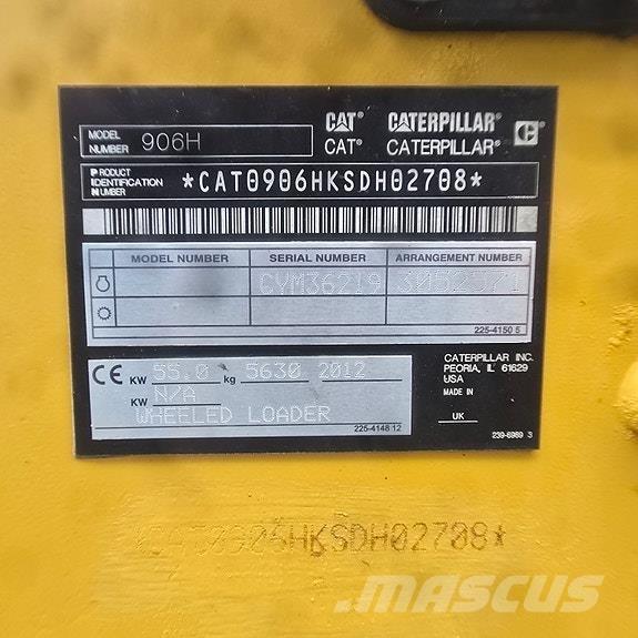 CAT 906H Pale gommate