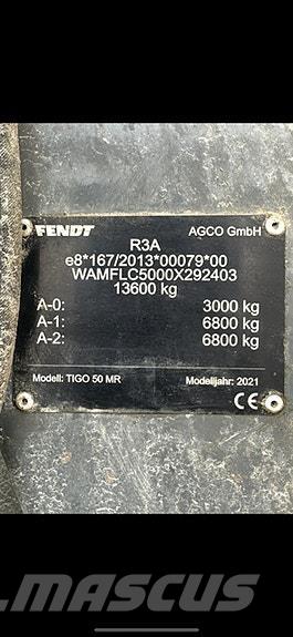 Fendt Tigo 50 MR Rimorchi multiuso