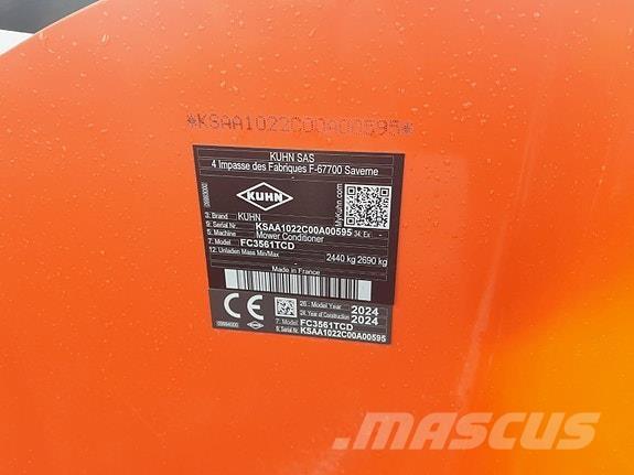 Kuhn FC3561TCD Altri macchinari per falciare e trinciare