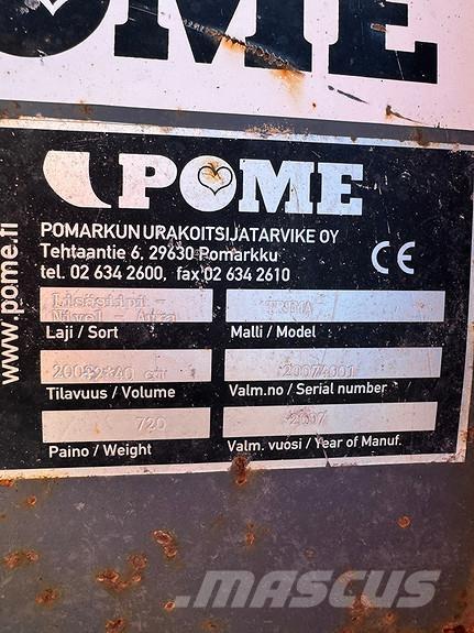 Pome 280 Trima Lame spazzaneve e aratri