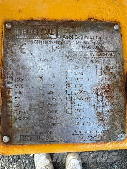 Tellefsdal V-90 Lame spazzaneve e aratri