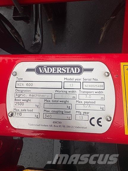 Väderstad NZA 6m Altre macchine e accessori per l'aratura