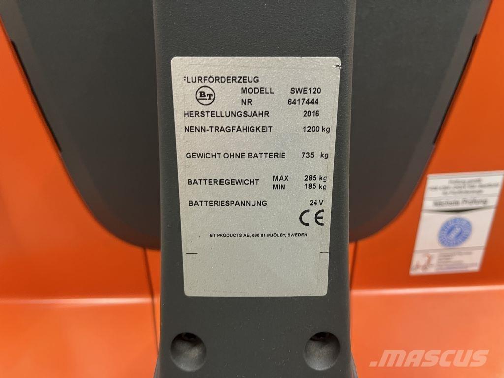 BT SWE 120 Transpallet uomo a terra