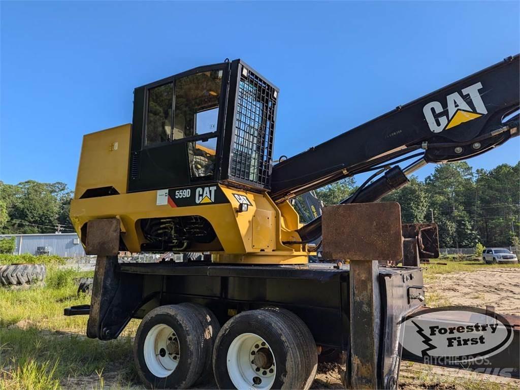 CAT 559D Caricatronchi con base su rimorchio