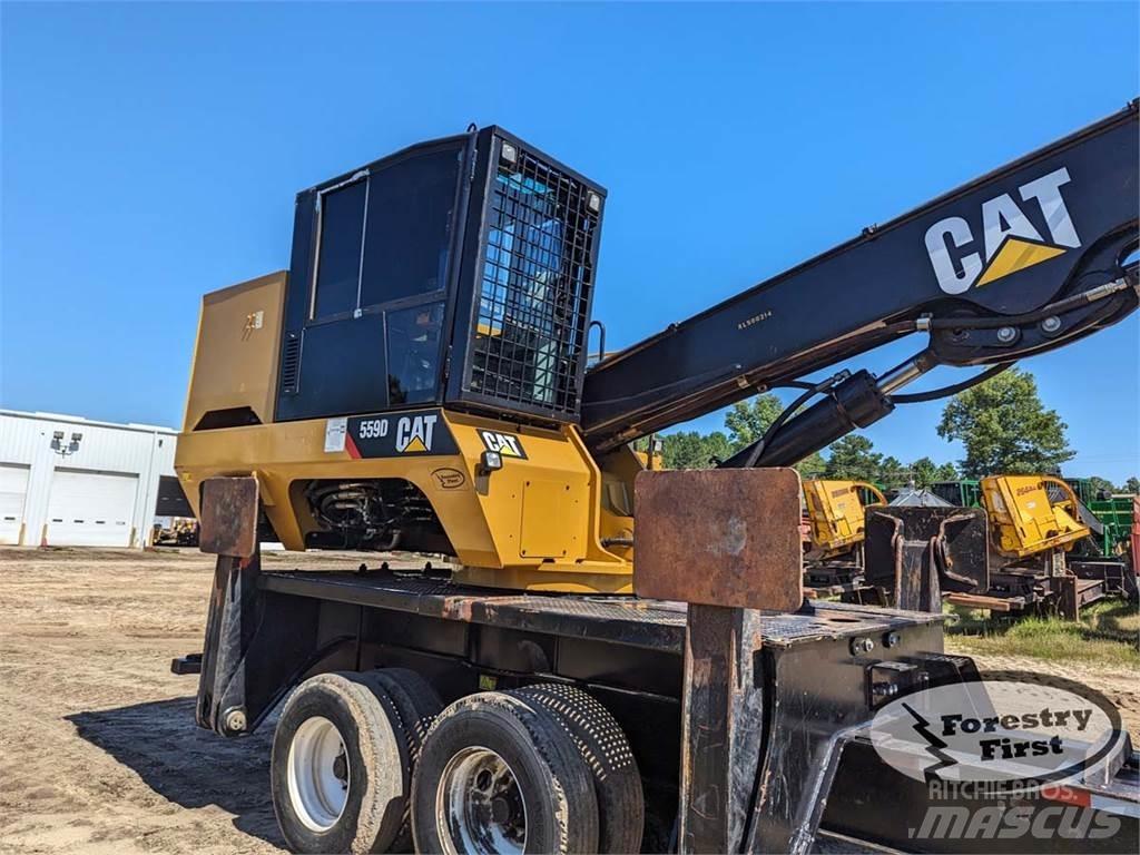 CAT 559D Caricatronchi con base su rimorchio