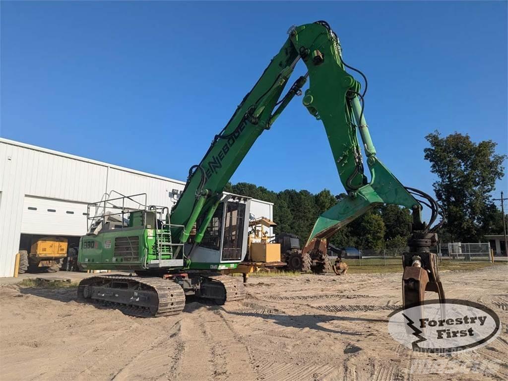Sennebogen 830E Caricatronchi con base su rimorchio