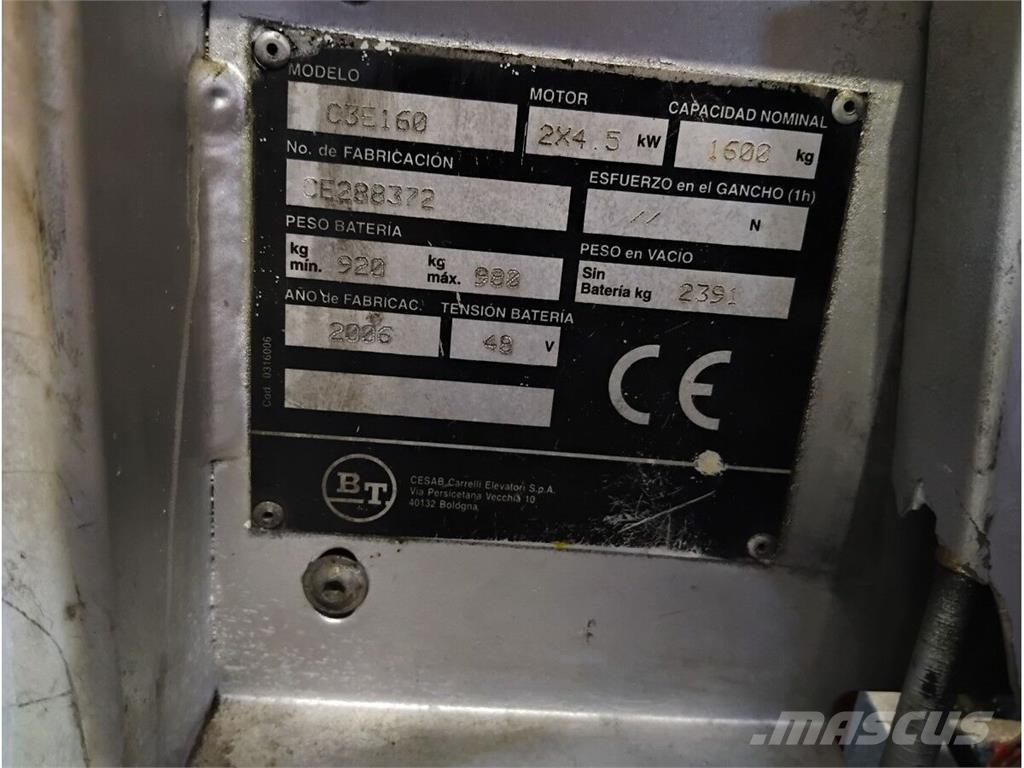 BT C3E160 Carrelli elevatori-Altro