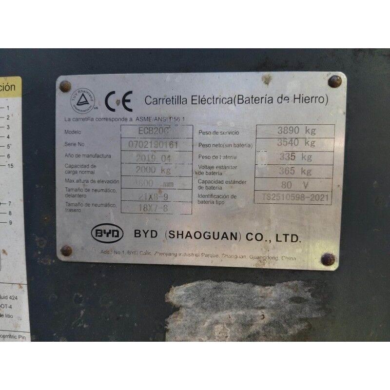 BYD ECB200C Carrelli elevatori elettrici