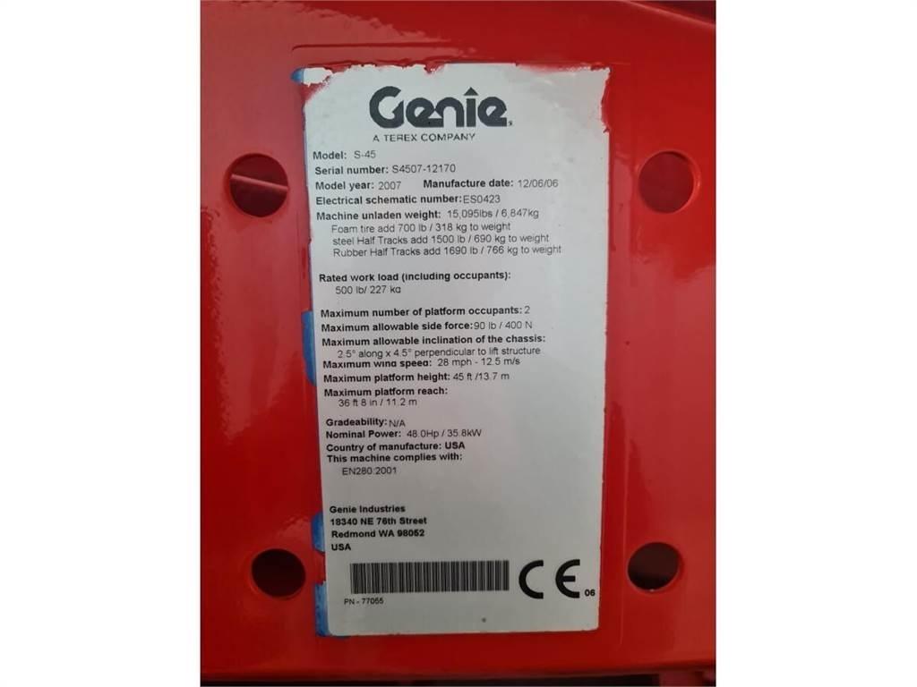 Genie S-45 Piattaforme a braccio telescopico