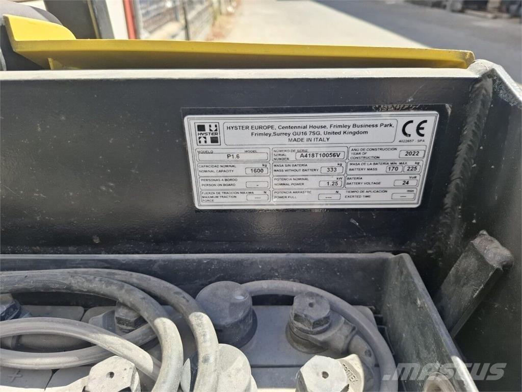 Hyster P1.6 Movimentazione Materiali - Altro