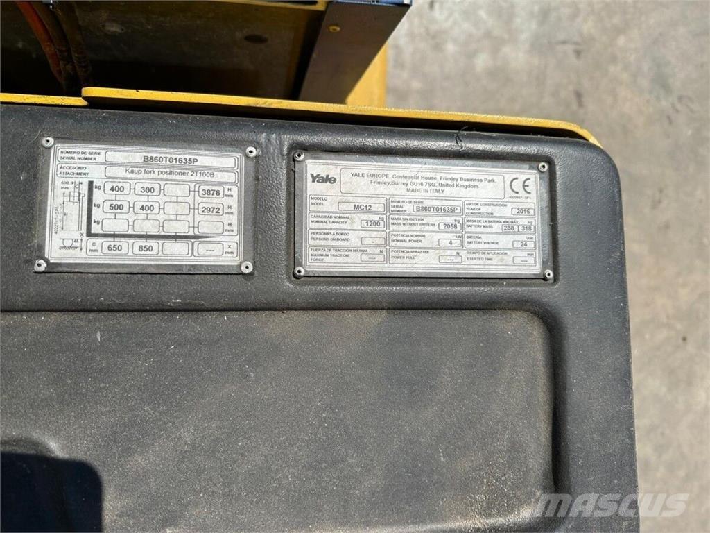 Yale MC12 Movimentazione Materiali - Altro