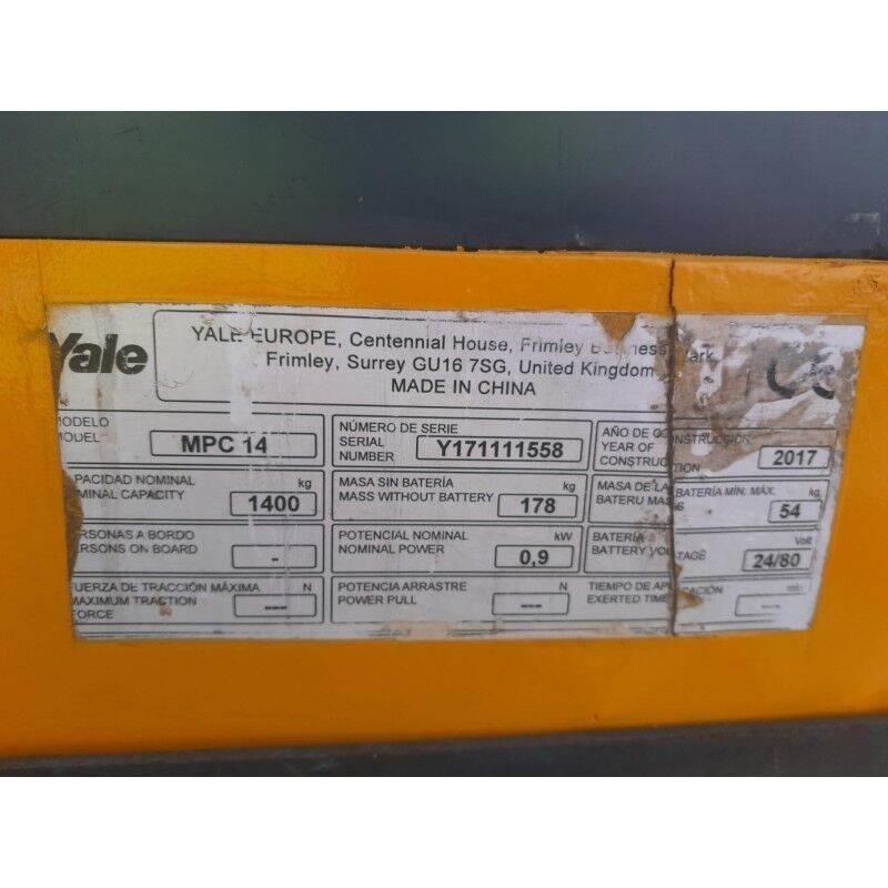 Yale MPC14 Transpallet manuale