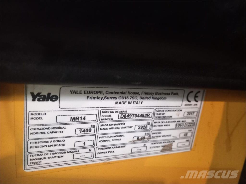 Yale MR14 Carrello retrattile