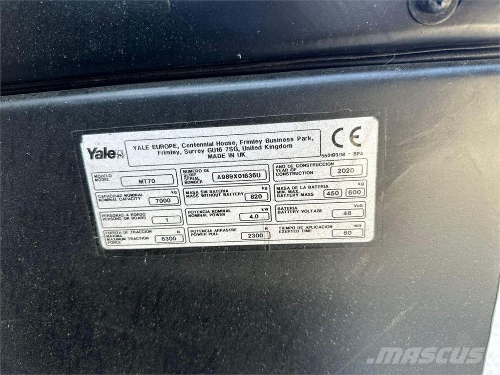 Yale MT70 Movimentazione Materiali - Altro