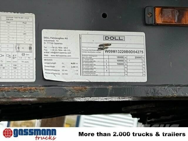 Doll M134 Nachläufer Rimorchi trasporto legname