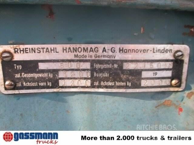 Hanomag Granit 500 Costruzioni - Altro