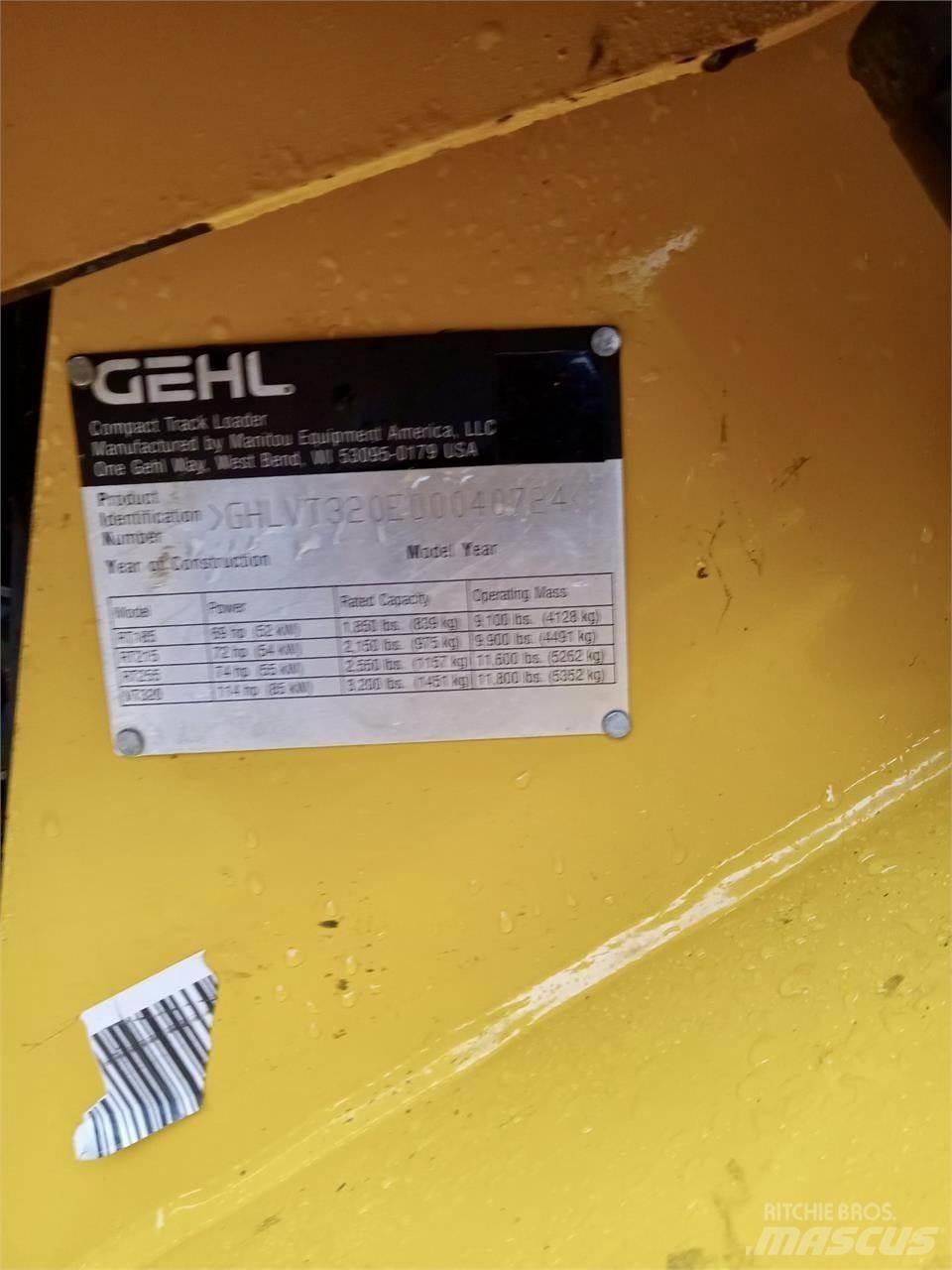 Gehl VT320 Mini Pale Gommate