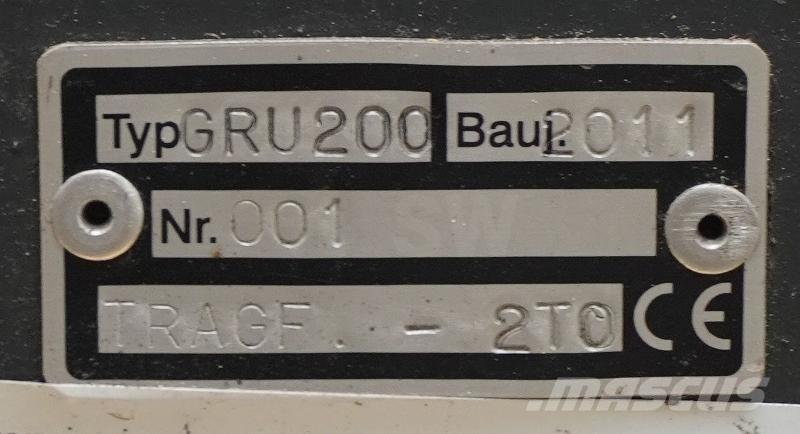 Gruma GRU 200 Altri attacchi e componenti