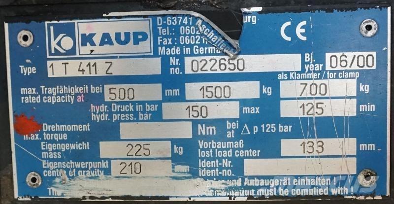 Kaup 1T411Z Altri attacchi e componenti