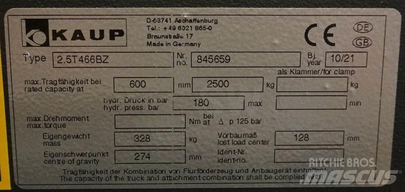 Kaup 2,5T466BZ Altri attacchi e componenti
