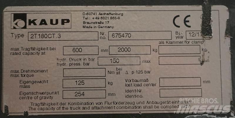 Kaup 2T180CT.3 Forche