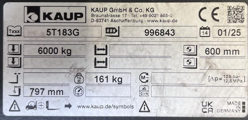 Kaup 5T183G Altri attacchi e componenti