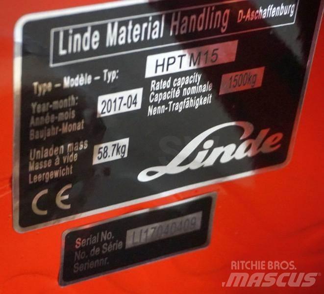 Linde HPT M 15 Transpallet elettrici a timone