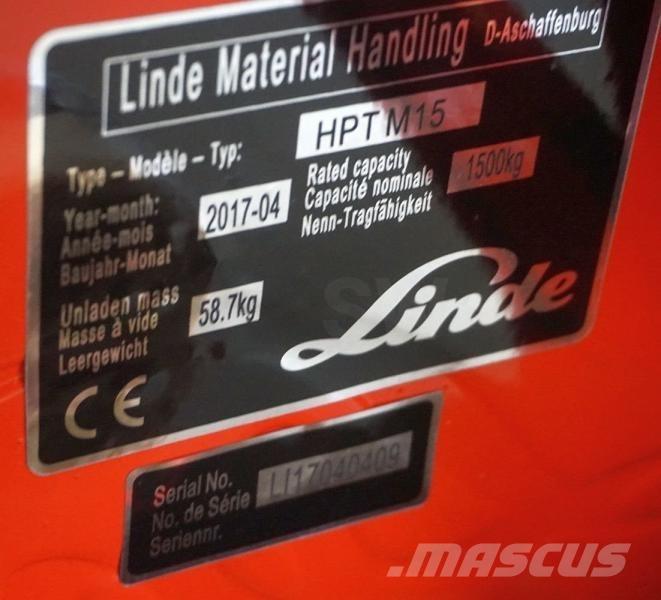 Linde HPT M 15 Transpallet elettrici a timone