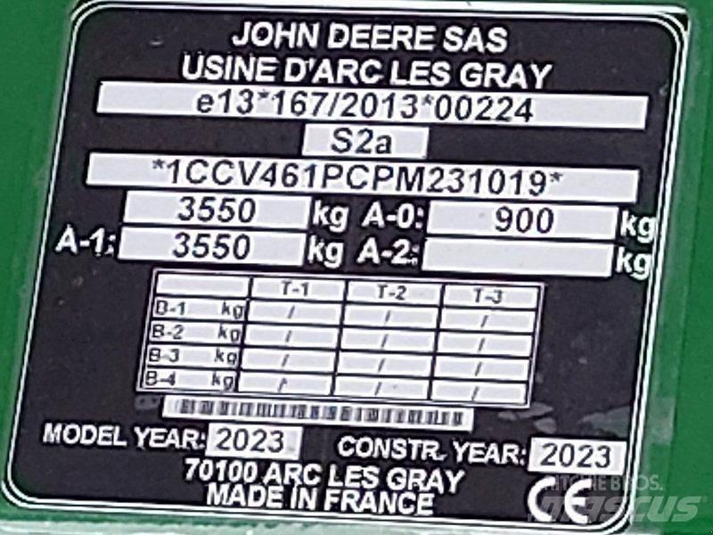 John Deere V461M Agricoltura - Altro
