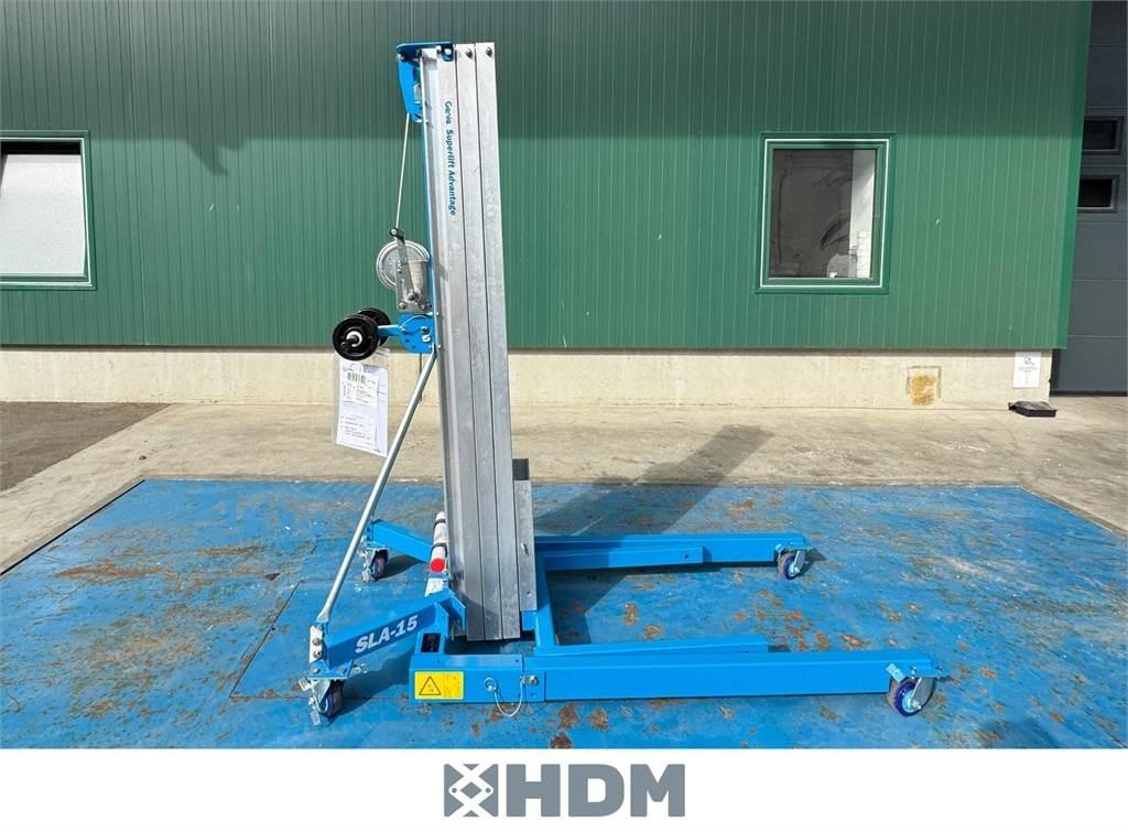 Genie SLA-15 Piattaforme cingolate, Piattaforme a ragno e Montacarichi