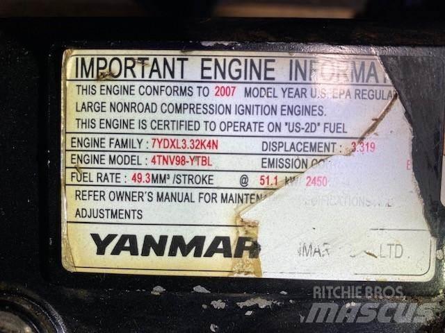 Yanmar 4TNV98-YTBL Motori
