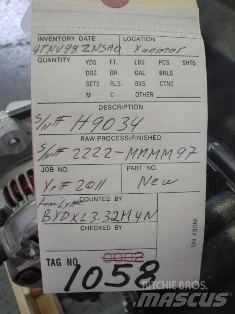 Yanmar 4TNV98-ZNSAD Motori