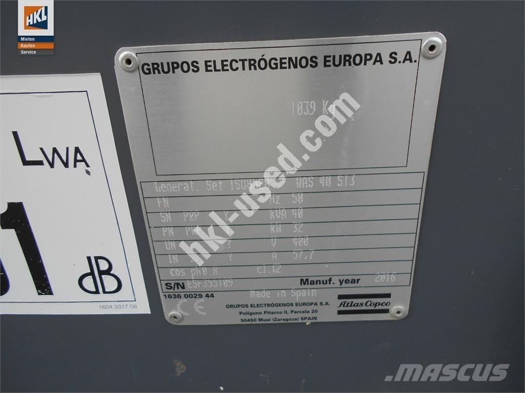 Atlas Copco QAS 40 KDS Altri generatori