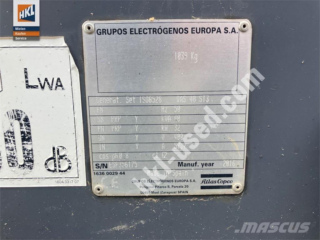 Atlas Copco QAS 40 KDS Altri generatori