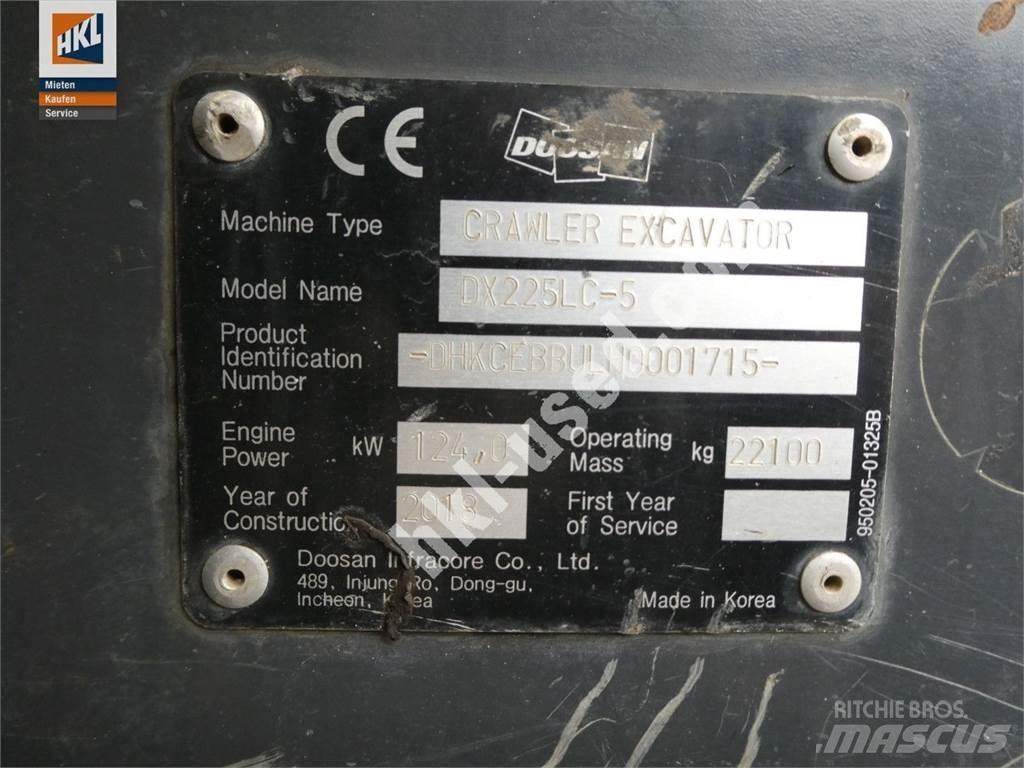 Doosan DX 225 LC-5 Escavatori cingolati