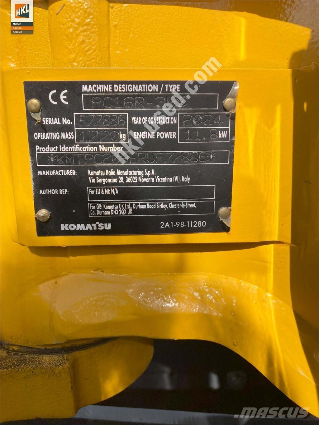 Komatsu PC 16 R-3HS Miniescavatori