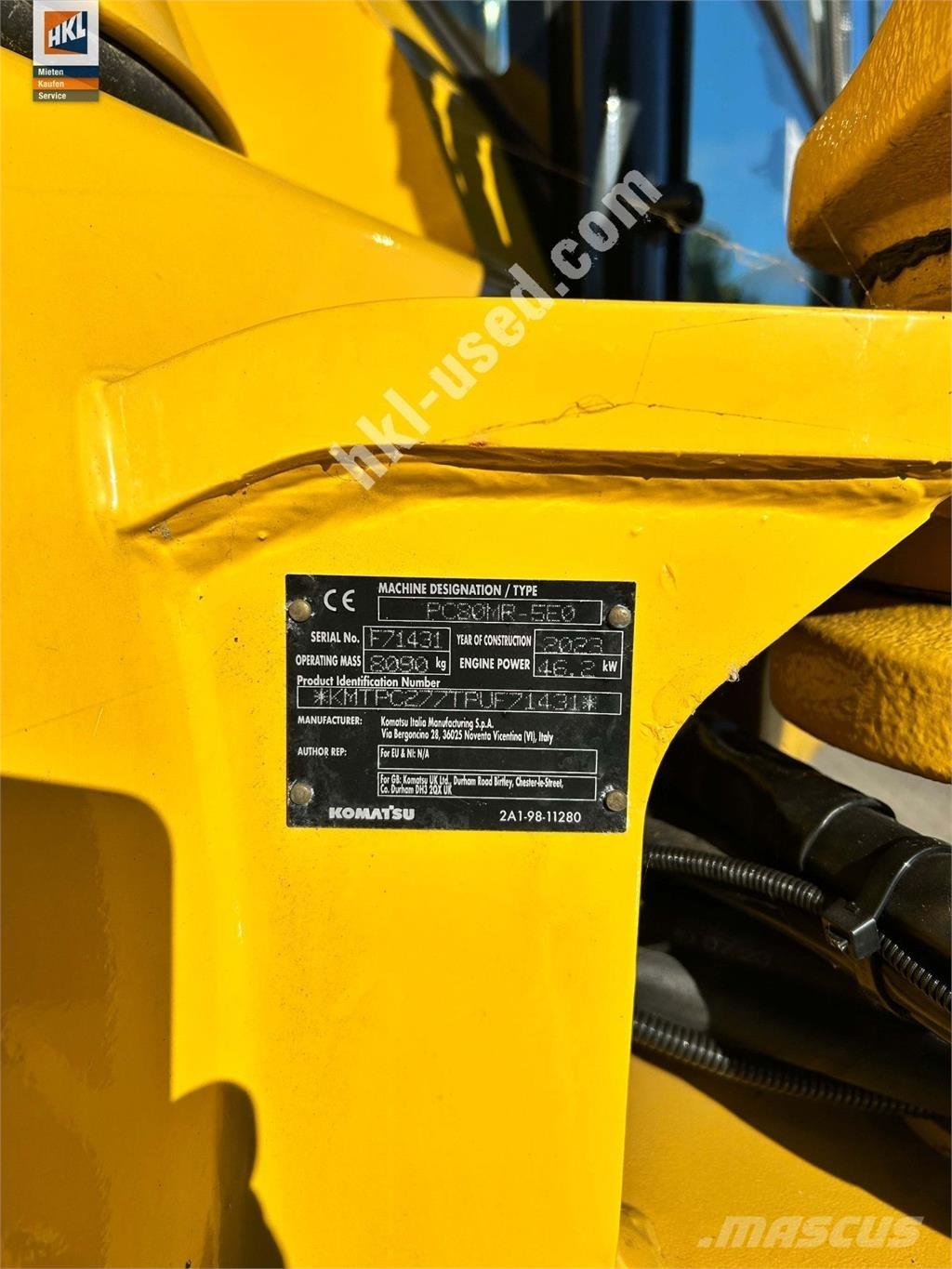 Komatsu PC 80 MR-5 Miniescavatori