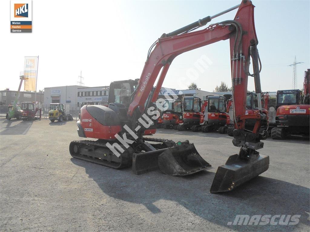 Kubota KX 080-4 Miniescavatori
