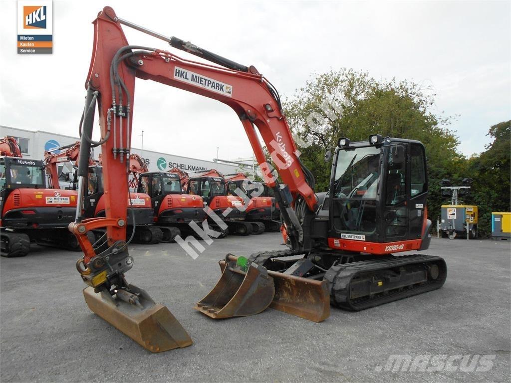 Kubota KX 080-4 Miniescavatori