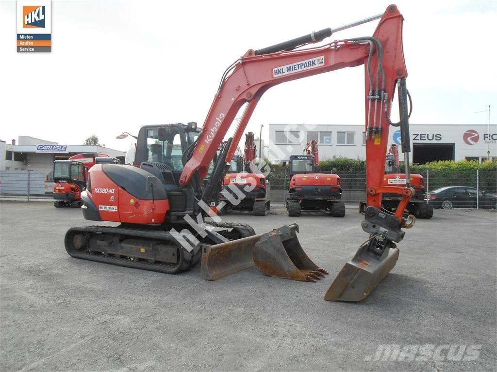 Kubota KX 080-4 Miniescavatori